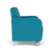 Lesro Siena Lounge Reception Guest Chair w/ Front Casters, 27 in W 29.5 in L 32.5 in H SN1101 - alternate 3